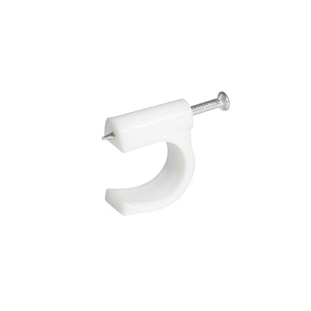 Surtek Cable Clip, Polyethylene, 5 mm Bundle Dia., White GRAC5